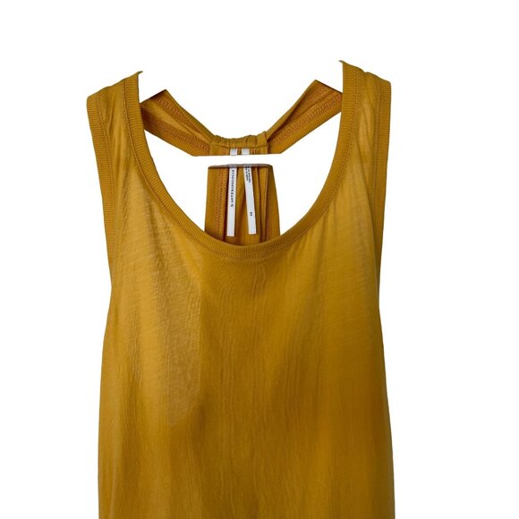 Anthropologie Soft Gold Cross Back Racerback Tank Top - Picture 2 of 4